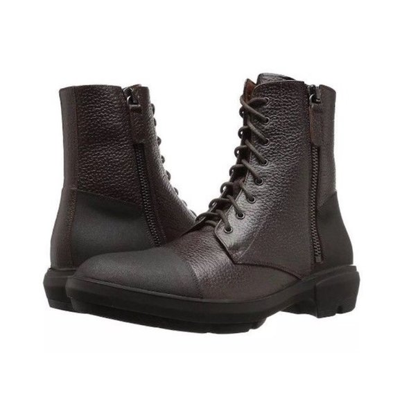 NWOB Aquatalia Matteo Leather Weatherproof Boots Made in Italy